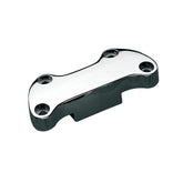 Custom Chrome Handlebar Top Clamps W/ Skirt Fits Harley All Models 1974-Up